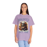 Haunted By My TBR Unisex Garment-Dyed T-shirt