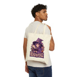 Read In Peace Halloween Cotton Canvas Tote Bag