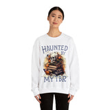 Haunted By My TBR Halloween Unisex Heavy Blend™ Crewneck Sweatshirt