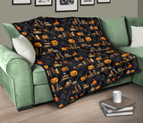Halloween Pattern Bookish Quilt
