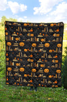 Halloween Pattern Bookish Quilt