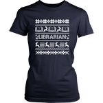 "LIBRARIAN"Christmas District Womens Shirt