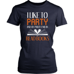 "I Like To Party"Womens Fitted T-Shirt