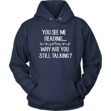 "You See Me Reading"Cozy Unisex Hoodie