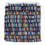 Blue Bookish Pattern bedding