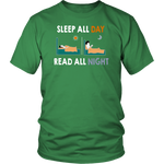 "Read All Night"District Unisex Shirt