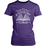 "It's A Good Day To Read"Womens Fitted T-Shirt