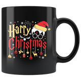 "Harry Christmas"HP Black 11oz Mug