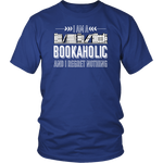 "I Am A Bookaholic"District Unisex Shirt