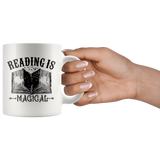 "Reading Is Magical"11 oz White Ceramic Mug
