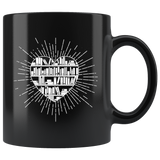 "Heart Of Books" 11 oz Black Ceramic Mug