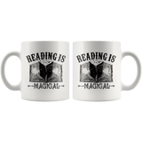 "Reading Is Magical"11 oz White Ceramic Mug