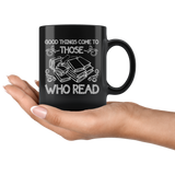 "Those Who Read"11 oz Black Ceramic Mug