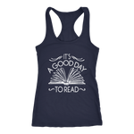 "It's A Good Day To Read" Racerback Women's Tank Top