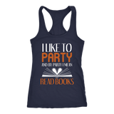 "I Like To Party" Racerback Women's Tank Top